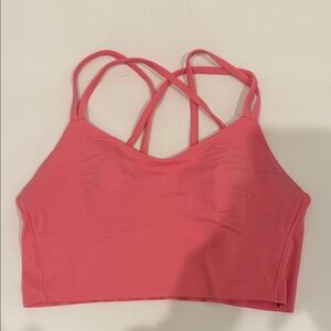 Lululemon pink sports bra size 6